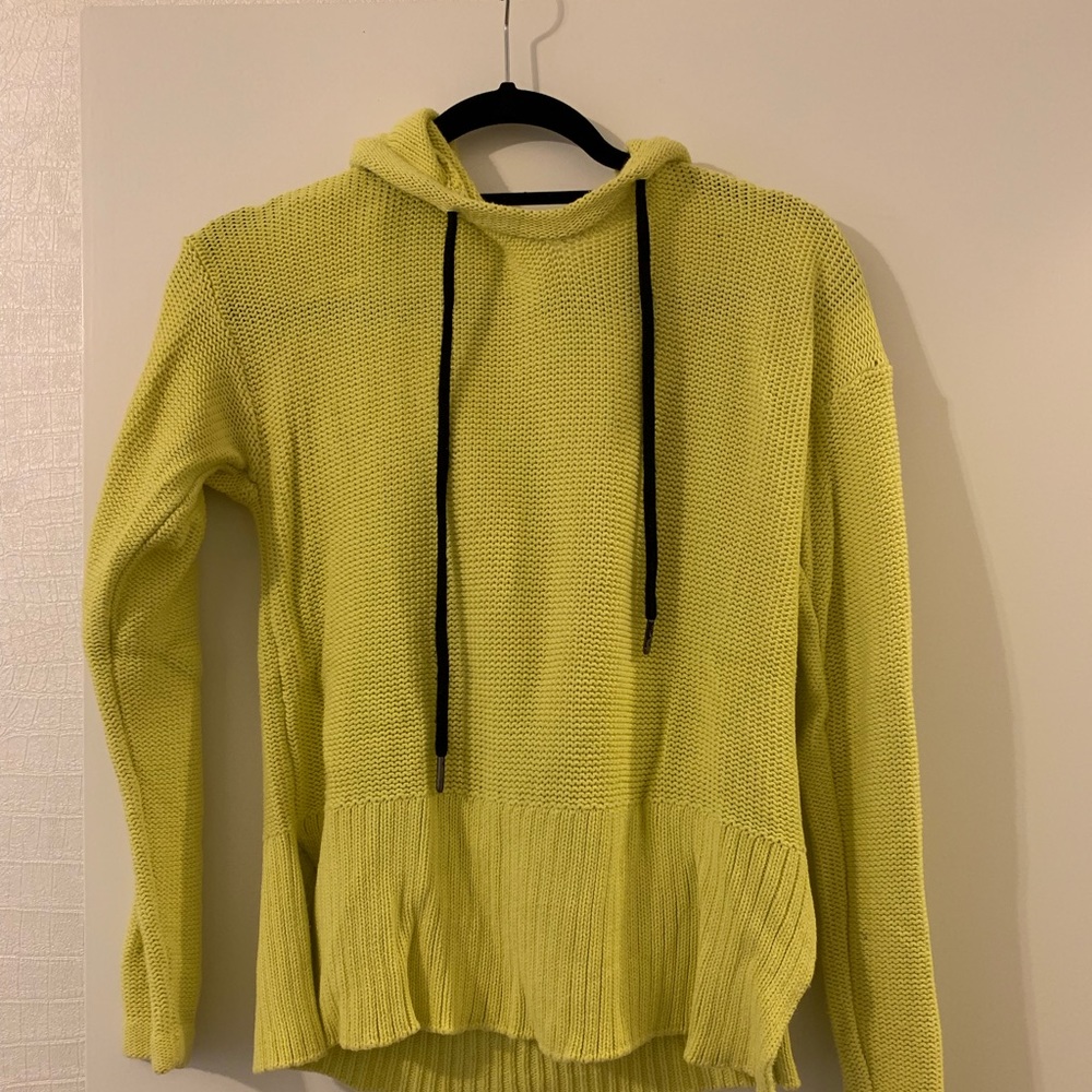 T Alexander Wang Neon Sweater with hood